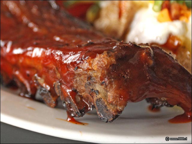 Detalle de Baby Back Ribs - Tony Romas (Parque Arauco)