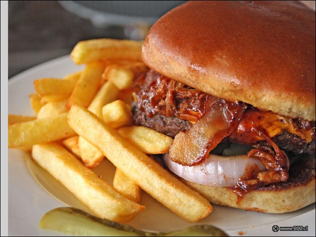 Papas fritas de acompaamiento en Memphis Burger - Tony Romas (Parque Arauco)