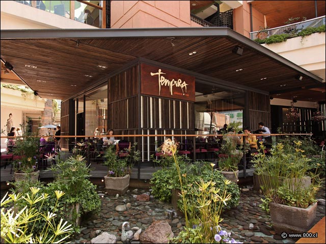Fachada del restaurante Tempura en Parque Arauco