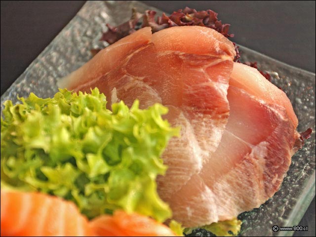 Sashimi de Corvina - Tempura - Parque Arauco