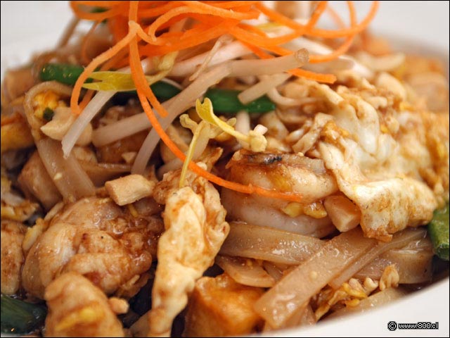 Detalle de Pad Thai  - Tempura - Parque Arauco