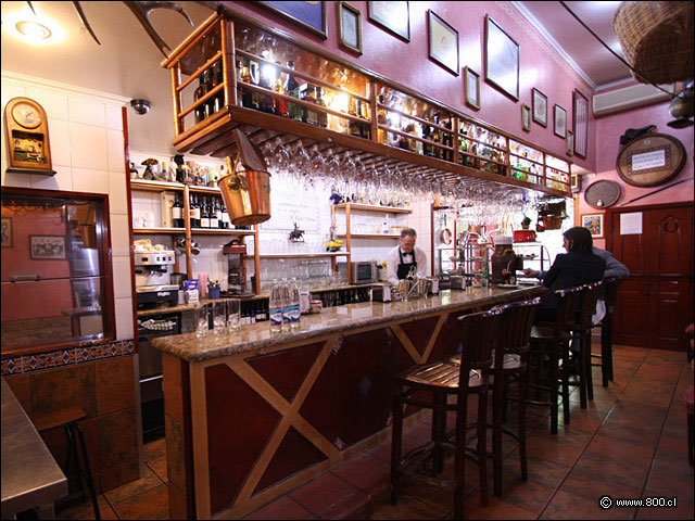 La barra del restaurantes El Txoko Alavs