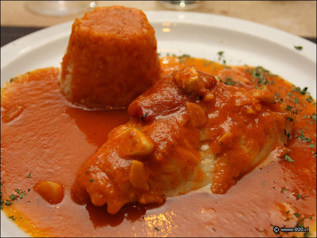 Bacalao a la Vizcaina del restaurante El Txoco Alaves - El Txoko Alavs