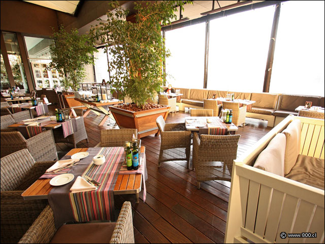Mesas de da - Terraza W Santiago Hotel 4 Piso
