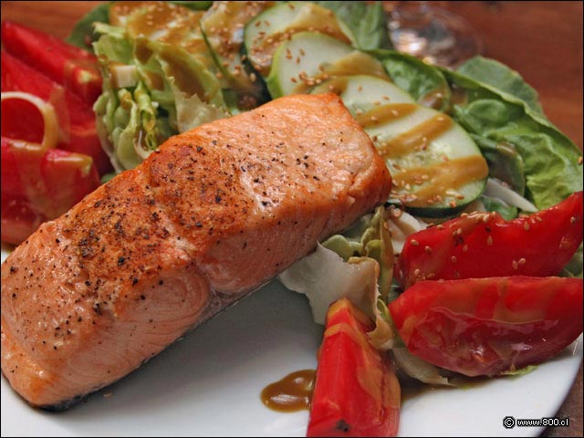 Salm�n a la Plancha - Caleta Lastarria