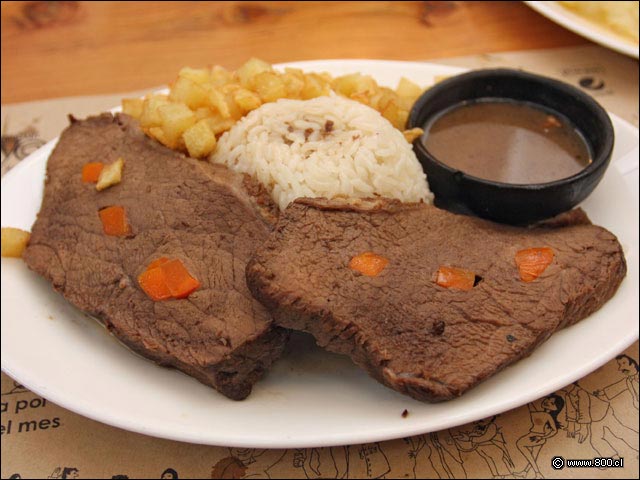Carne Mechada del restaurante Peyo Lo Encalada - Peyo Restaurante