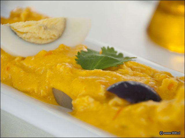 Detalle de Aj� de Gallina en restaurante Cebicher�a Constituci�n - Cebicher�a Constituci�n