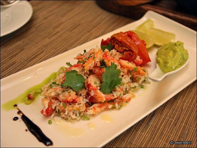 Ensalada de Centolla y Cous Cous - Senso - Mandarin Oriental Santiago