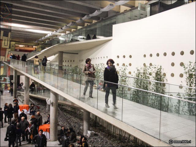 Vista a los tres niveles - Centro Cultural Palacio La Moneda