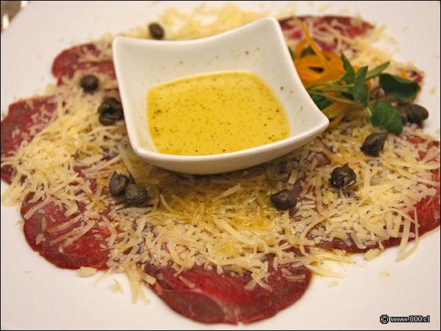 Carpaccio del restaurante Puro Bistr