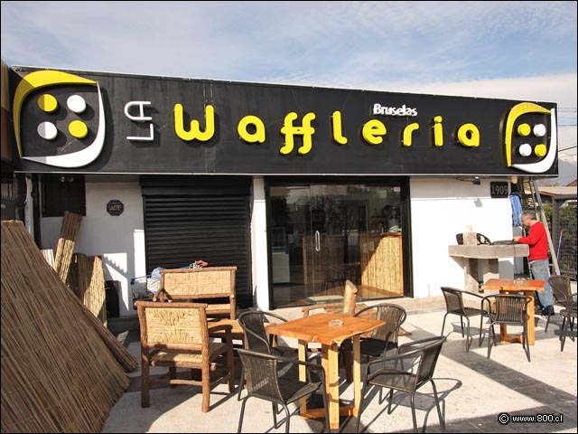 Fachada de la Waffleria de Santiago - La Waffleria (Vitacura)