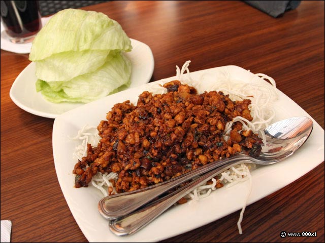 Chans Chicken Lettuce Wraps - P.F. Changs  (Boulevard Parque Arauco)