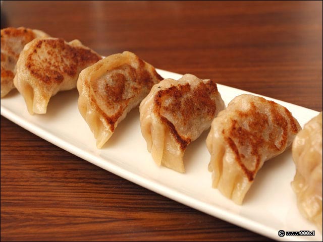 Detalle de Dumplings del Restaurante P.F. Changs - P.F. Changs  (Boulevard Parque Arauco)