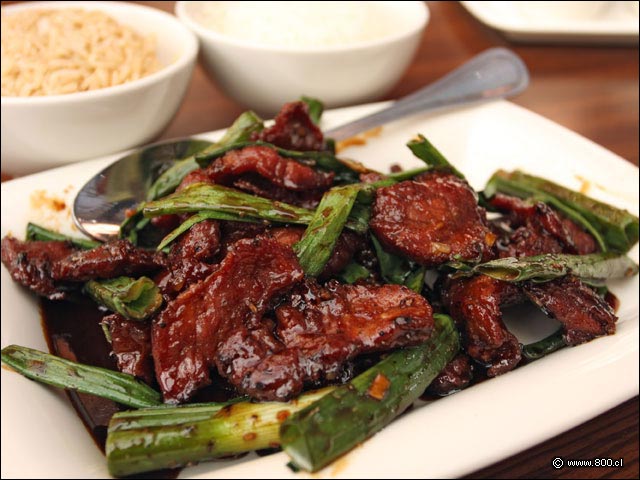 Detalle de Mongolian Beef - P.F. Changs  (Boulevard Parque Arauco)