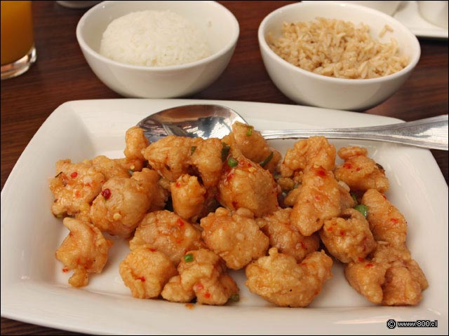 Orange Peel Chicken - P.F. Changs  (Boulevard Parque Arauco)