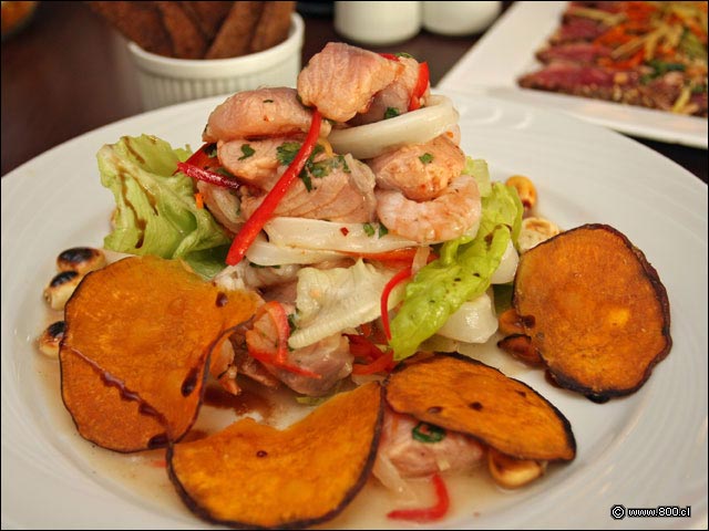 Cebiche del restaurante de hotel Amaranto - Amaranto