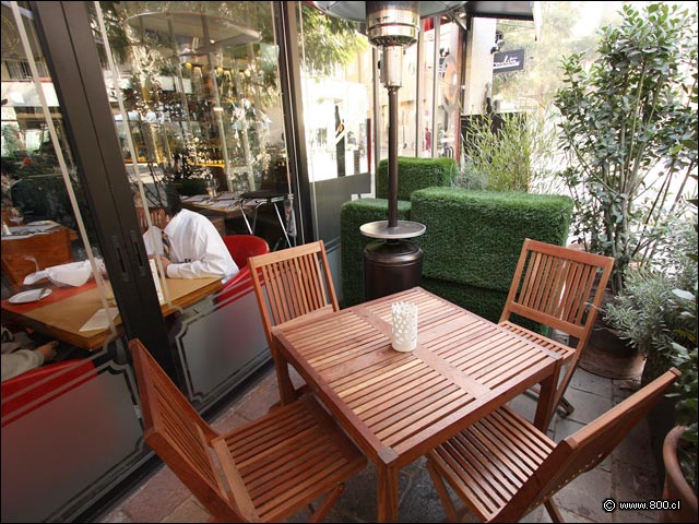 Detalle de la terraza 