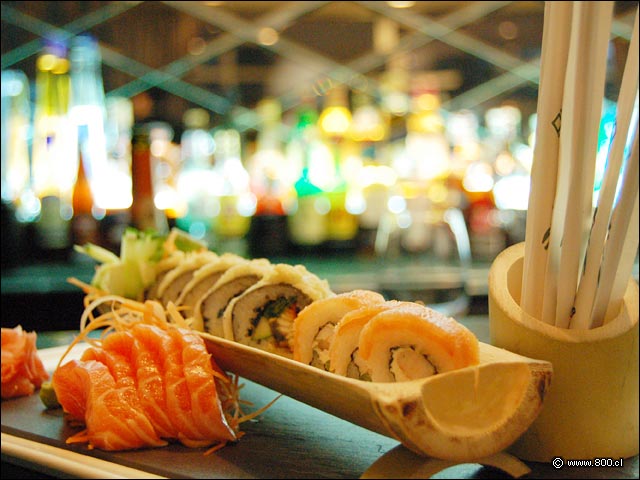 Vista del Sushi - TwentyOne (San Cristobal Tower Santiago)