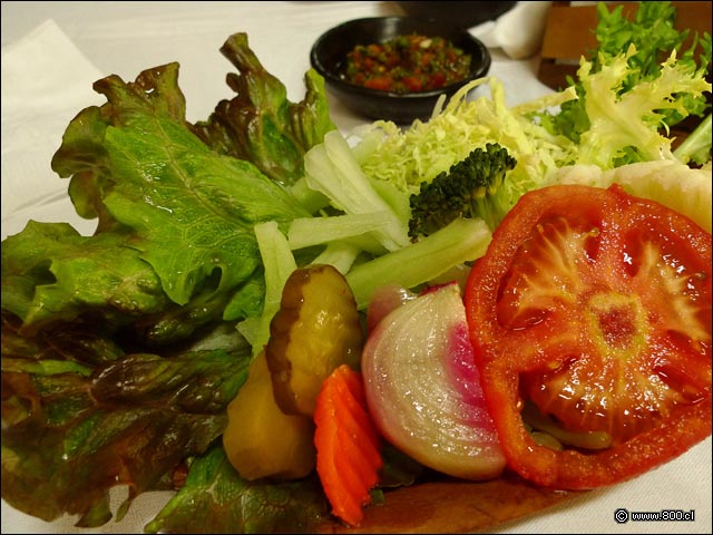 Detalle de la ensalada - La Bodeguita de Muoz  San Esteban