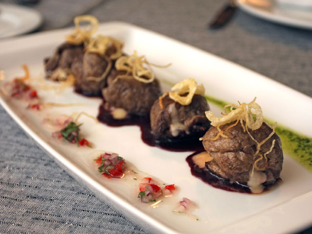 Bombones de Filete del restaurante La Gra