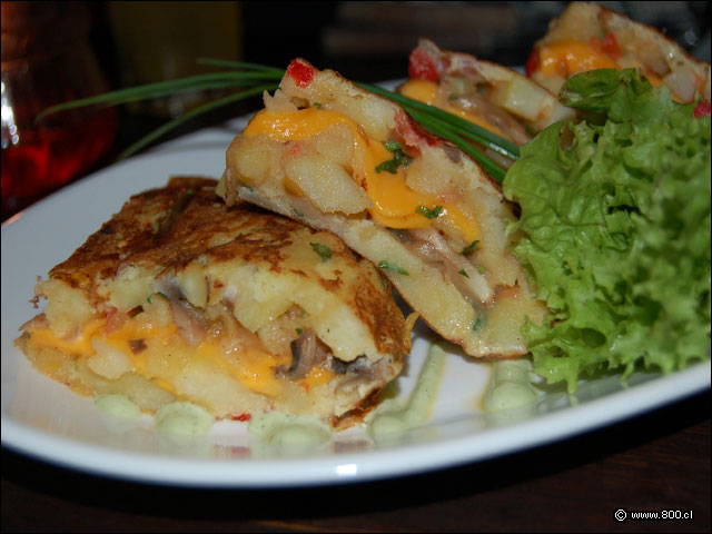 Bien lograda Tortilla de Vegetales - Ramblas