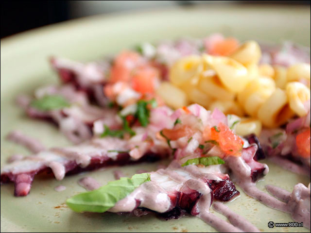 El Tiradito de Pulpo de La Mar - La Mar Cebichera