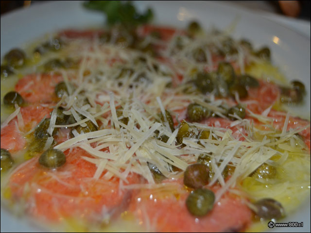 Carpaccio de Salmn  - El Bigrafo - Lastarria