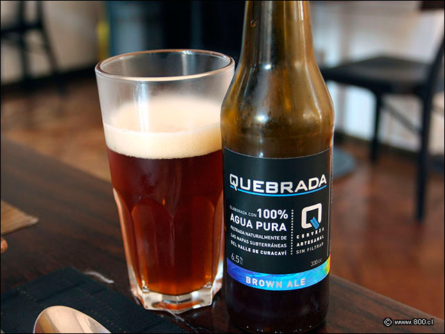 Cerveza Quebrada de aperitivo