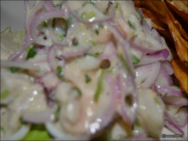 Detalle de Ceviche - La Esquina (Isla de Pascua)