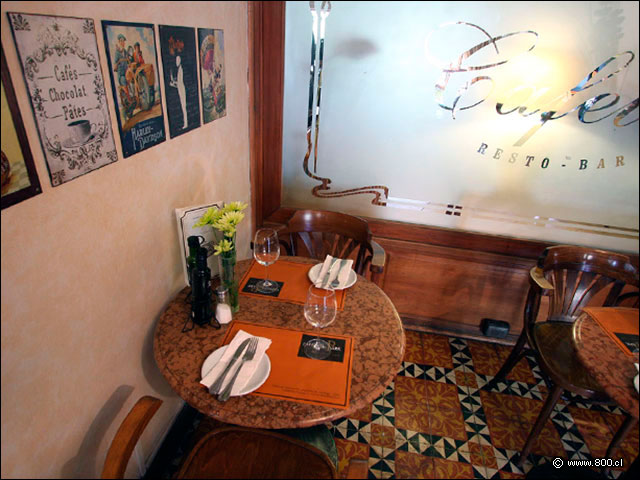 Detalle de una mesa en Cafetto - Cafetto