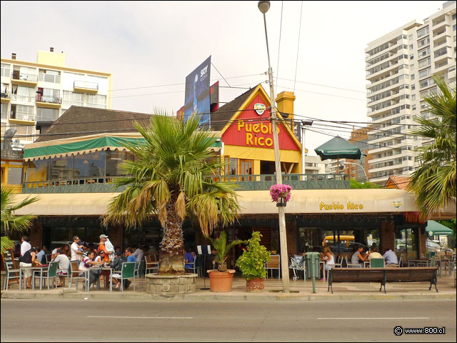 Fachada de Pueblo Rico (Vi�a del Mar) - Pueblo Rico (Vi�a del Mar)