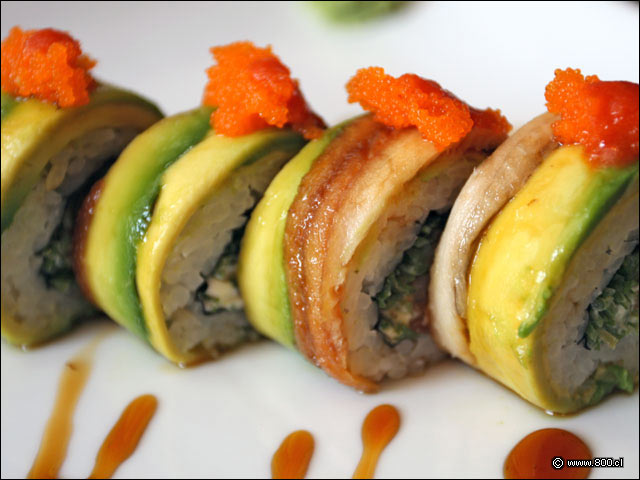 La envoltura del Dragon Roll - Zabo (Bellavista)