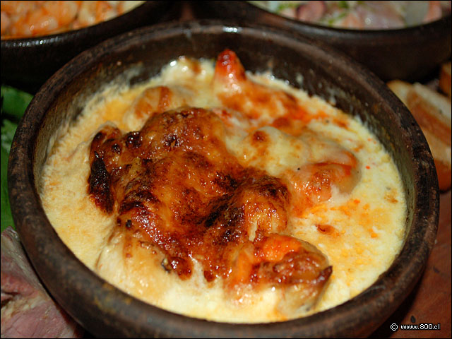 Ostiones a La Parmesana - Caleta Lastarria