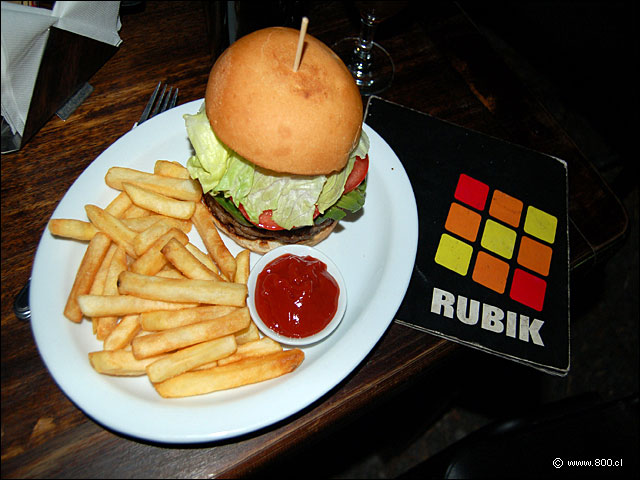 Hamburguesa Rubik - Restobar Rubik