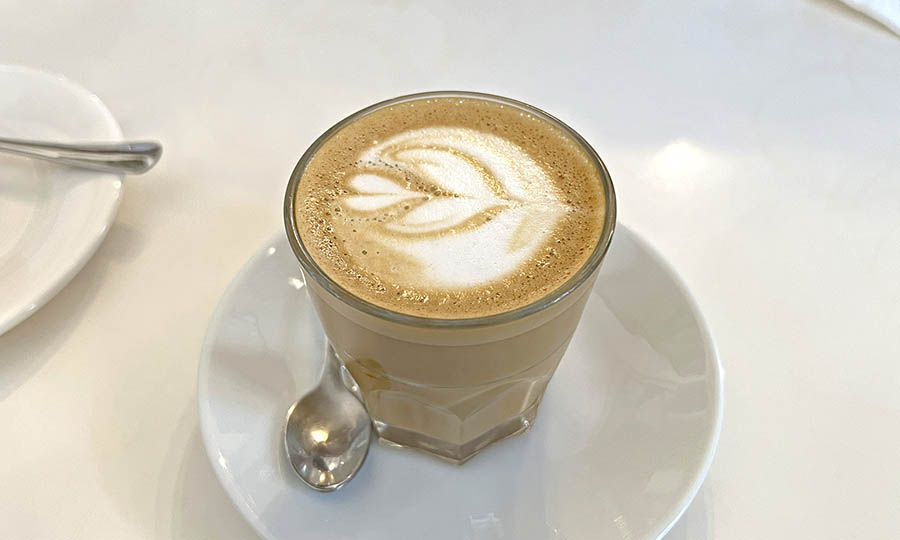 Caf Flat White de especialidad