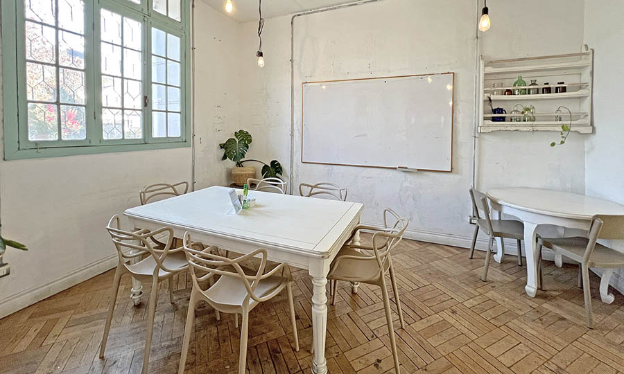 Espacio de Cowork en el caf La Compaa & Co