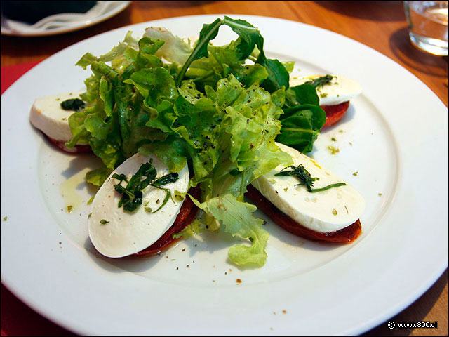 Ensalada capresse mozarella di bfala - Pastamore