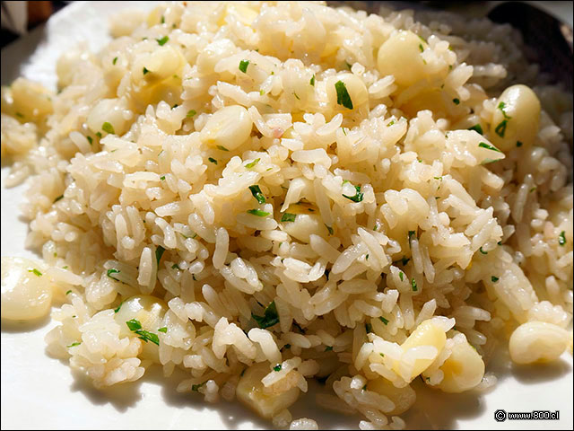 Arroz graneado de acompa�amiento - Cevichela (Vitacura)