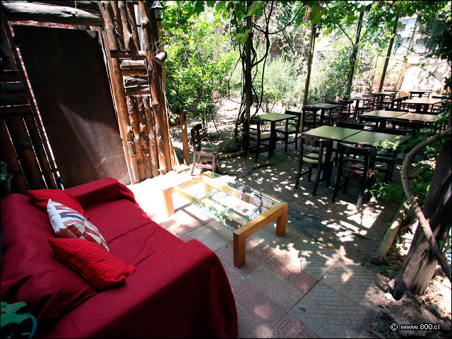 Terraza campestre descubierta