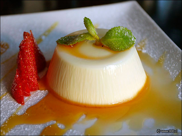 Postre de Panna Cota - La Finestra Ristorante (Plaza uoa)