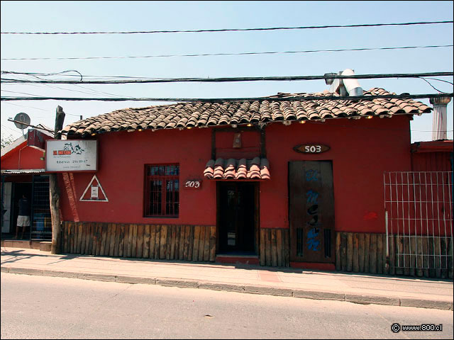 Facha desde la Av. Lo Barnechea del Mesn de la Patagonia - El Mesn de la Patagonia