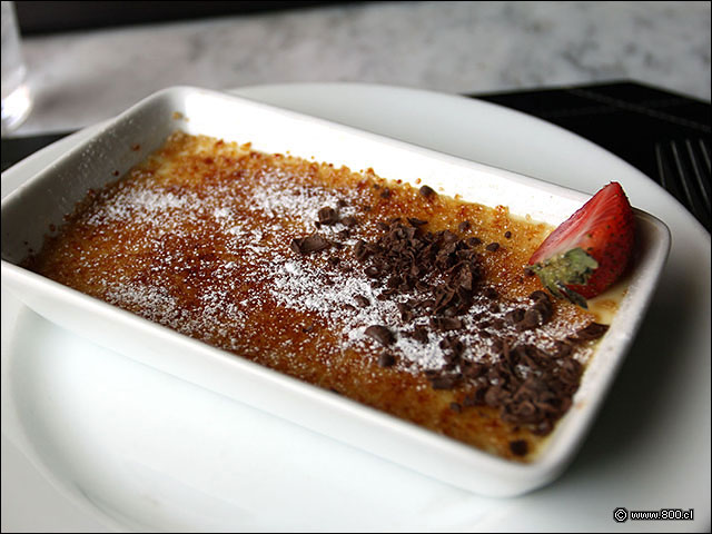 Creme Brul�e, flan de vainilla con caramelizado de az�car - All in One