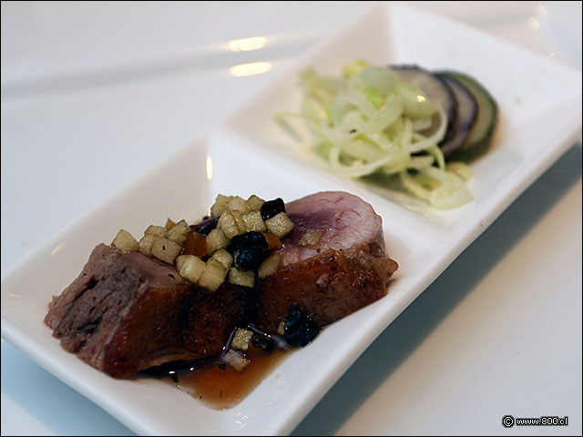 Lomo de vacuno con pepino encurtido - Macerado - Viamar