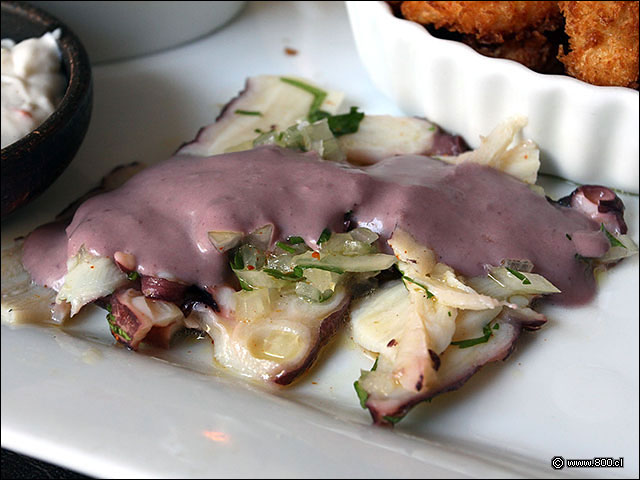 Pulpo al Olivo en Jardn de Mariscos