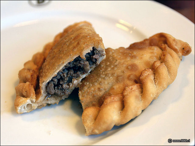 Detalle de Empanada de pino frita