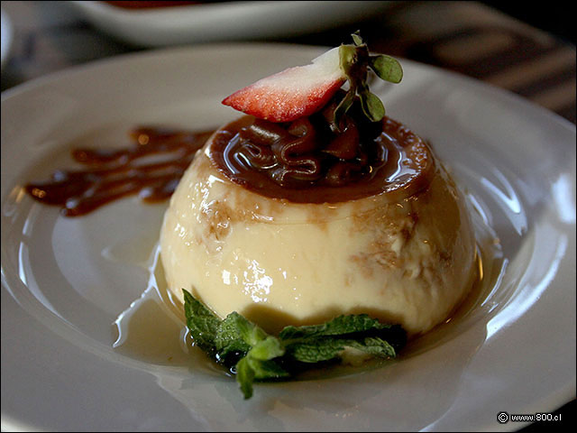 Flan de Manjar