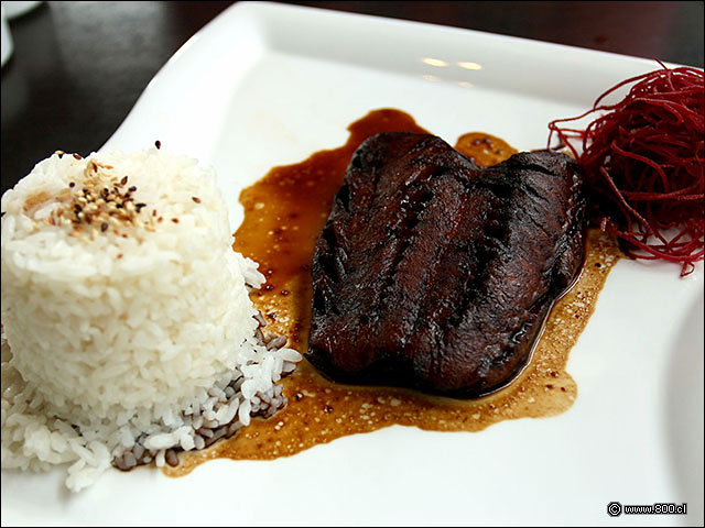 Filete de Mero marinado en salsa agridulce - Ichiban