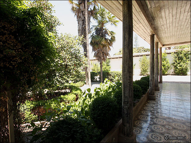 Detalle de los jardines - Hotel Casa Silva (San Fernando)