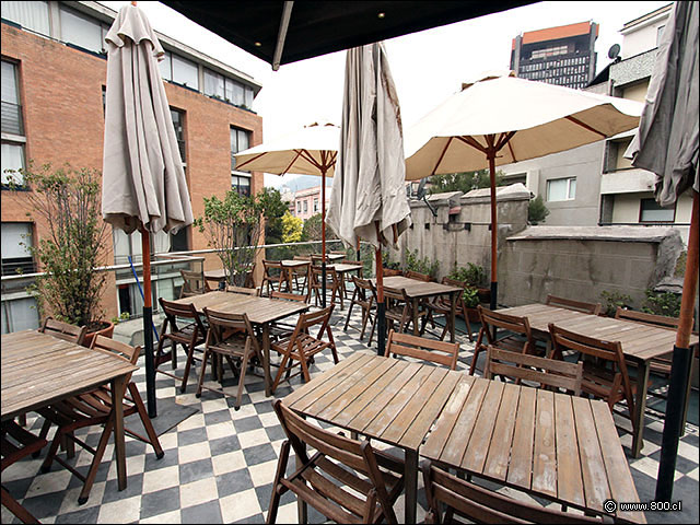 Vista oriente de la terraza - Casa Lastarria