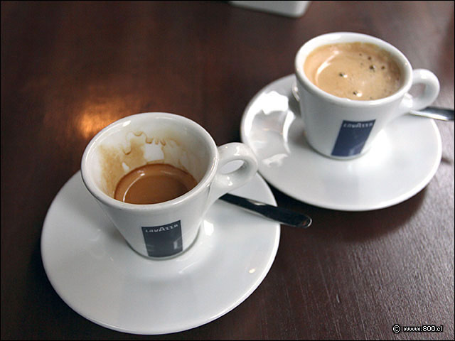 Caf exrpeso y Ristretto Lavazza - Casa Lastarria